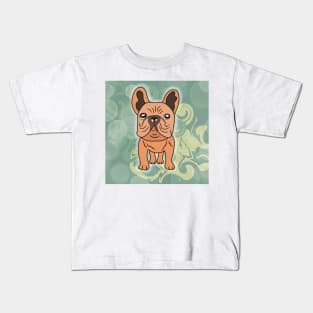 Cute puppy french bulldog Kids T-Shirt